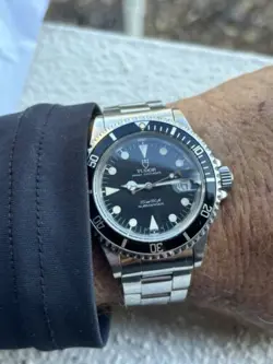VINTAGE ROLEX TUDOR SUBMARINER REF 76100 40MM