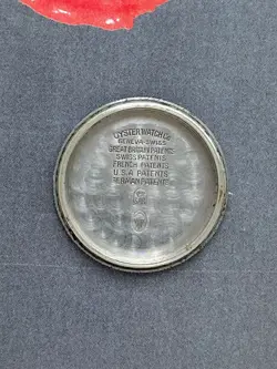 Rolex Oyster Royal Triple Signed Stainless Steel Vintage Wristwatch