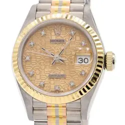 ROLEX LADIES DATEJUST 69179GBIG 9 SERIES K18YG/K18WG/K18PG AUTOMATIC #CS119