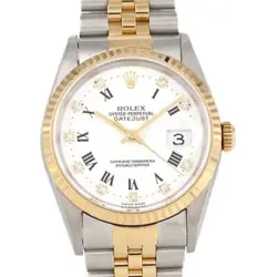 ROLEX DATEJUST 16233G SSXYG AUTOMATIC WINDING P NUMBER R45_1118