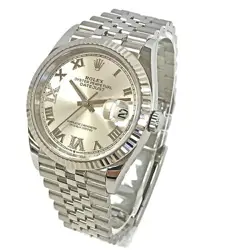ROLEX U 126234 DATEJUST 6 O'CLOCK 9 DIAMOND RANDOM NUMBER 2024 SILVER DIAL K18WG