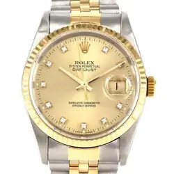 ROLEX DATEJUST 16233G. SSXYG AUTOMATIC WINDING X NUMBER R45_1118