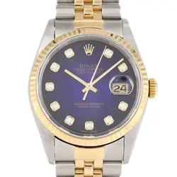 ROLEX DATEJUST 16233G SSXYG AUTOMATIC WINDING W NUMBER R45_1118