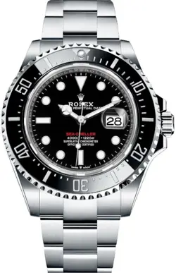 ROLEX SEA-DWELLER MK2 BLACK DIAL & BEZEL AUTOMATIC STEEL MENS LUXURY WATCH