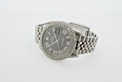 ROLEX DATEJUST 16234 SILVER JUBILEE BRACELET WITH DIAMOND BEZEL