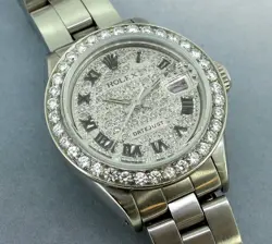 DIMOND BEZEL/DIAMOND DIAL