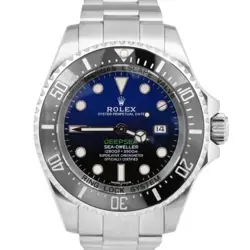 ROLEX SEA-DWELLER DEEPSEA JAMES CAMERON BLUE BLACK STAINLESS STEEL 116660 44MM