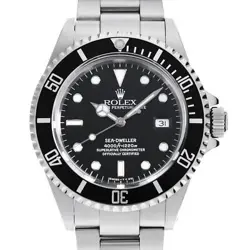 ROLEX SEA-DWELLER 16600 BLACK S NUMBER SECOND HAND MENS