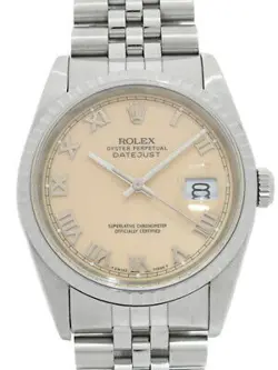 ROLEX DATE JUST 16220 R MEN'S AUTOMATIC #T120