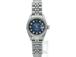 ROLEX Datejust Women 10P Diamonds Blue Gradation 69174G(T) #L282