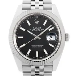 ROLEX DATEJUST 41 126334 BLACK BAR 5 ROWS JUBILEE BRACELET RANDOM NUMBER SEC...