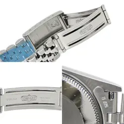 Rolex 78274 Datejust Boys A Series 7 Digits 1999 Cal.2235 SS K18WG Black Dial