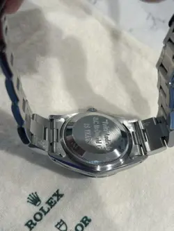 Rolex Date 15200- Black Dial W/ Oyster Bracelet & Silver Bezel, W/ Box & Papers!
