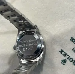 Rolex Date 15200- Black Dial W/ Oyster Bracelet & Silver Bezel, W/ Box & Papers!