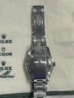 Rolex Date 15200- Black Dial W/ Oyster Bracelet & Silver Bezel, W/ Box & Papers!