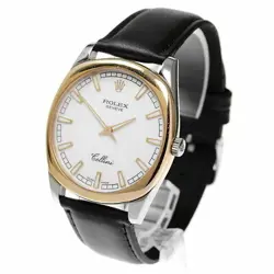 ROLEX 4243 Cellini Danaos K18WG Men's Watch From Japan G1117