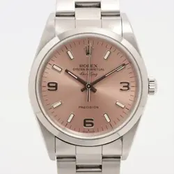 ROLEX AIR-KING 14000M SS AT PINK-FACE