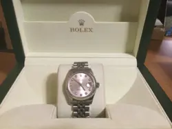 LADIES ROLEX OYSTER PERPETUAL DATEJUST II WATCH STAINLESS STEEL 26MM MOP DIAMOND