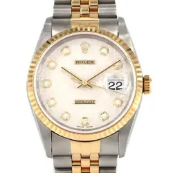 ROLEX DATEJUST 16233G SSXYG AUTOMATIC WINDING NUMBER R45_1118