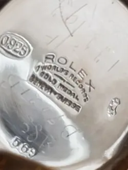 ROLEX BIRKS" TRENCH WATCH STER. SILVER WELL SERVICED IMPPECCABLE CONDITON 1912