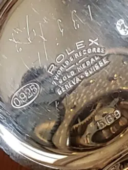 ROLEX BIRKS" TRENCH WATCH STER. SILVER WELL SERVICED IMPPECCABLE CONDITON 1912