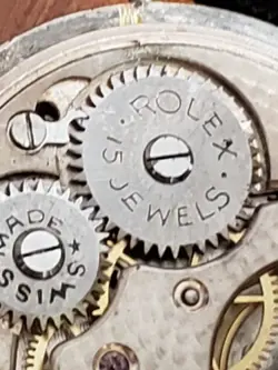 ROLEX BIRKS" TRENCH WATCH STER. SILVER WELL SERVICED IMPPECCABLE CONDITON 1912