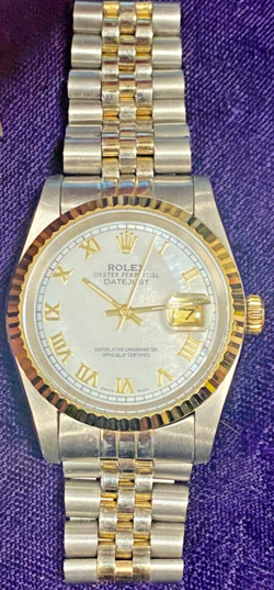 DATEJUST PEARL WHITE