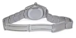 Rolex Air-King Precision Steel Silver Dial Rivet Mens 34mm Vintage Watch 5500
