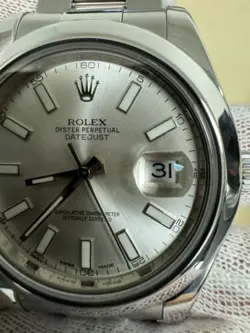 41MM WHITE STAINLESS