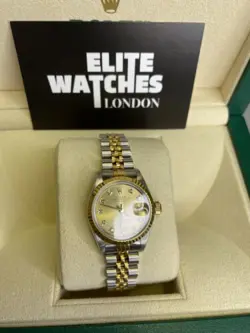 Rolex Datejust 69173 Ladies 26mm 90s Model Box and Papers Factory Diamond Dial