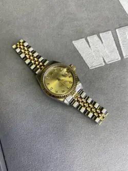 Rolex Datejust 69173 Ladies 26mm 90s Model Box and Papers Factory Diamond Dial