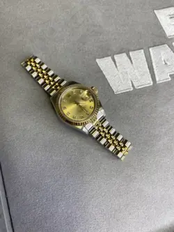 Rolex Datejust 69173 Ladies 26mm 90s Model Box and Papers Factory Diamond Dial