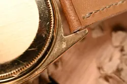 Rolex Datejust 1601 18kt yellow gold with linen dial