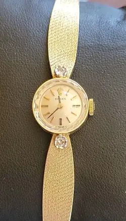 Rare MINT Vintage 14k Gold Women's Rolex 3523, Original Dial, c1950's. WOW😍 !!!