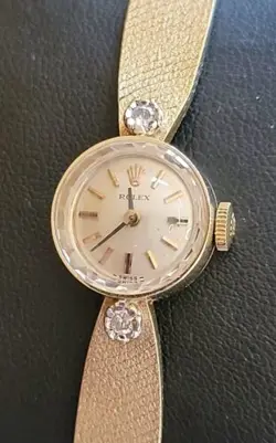 Rare MINT Vintage 14k Gold Women's Rolex 3523, Original Dial, c1950's. WOW😍 !!!