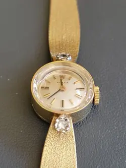Rare MINT Vintage 14k Gold Women's Rolex 3523, Original Dial, c1950's. WOW😍 !!!