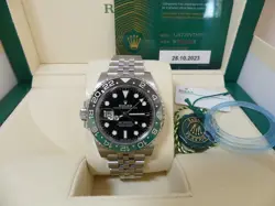 Rolex SS GMT Master II left handed Sprite 126720VTNR  126720 Jubilee band b/p