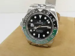 Rolex SS GMT Master II left handed Sprite 126720VTNR  126720 Jubilee band b/p