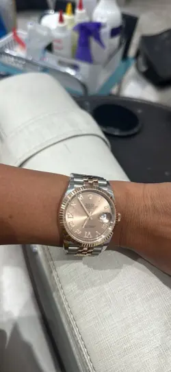 PINK DIAL TWO-TONE