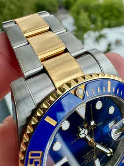 BLUE W/ ROLEX