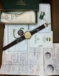 - VERY RARE - 1988 Rolex 18K Oyster Perpetual Date! Ref: 15038 w/ Papers