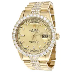 PRONG DIAMOND DAY-DATE