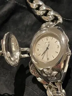 Chrome Hearts Rolex Watch Case Classic Chain with Watch Cover Star Genuine Box