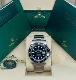 UNWORN ROLEX SUBMARINER 41MM, DATE, BLACK, 126610LN, DATED 2024