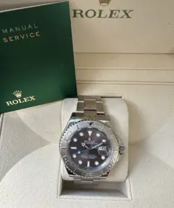 ROLEX YACHT-MASTER 116622 RHODIUM DIAL WITH BOX 2018