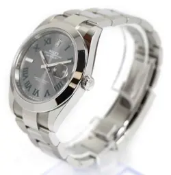 2024 Rolex Datejust Wimbledon 126300 41MM Silver Dial Smooth Oyster B/p