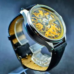 Marriage Watch Skeleton Rolex wristWatch Men Vintage Antique 48mm Custom Used