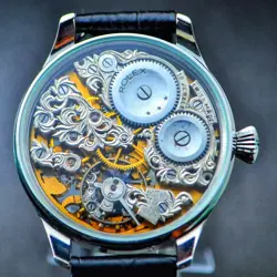 Marriage Watch Skeleton Rolex wristWatch Men Vintage Antique 48mm Custom Used