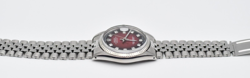 Rolex Datejust 36mm Red Vignette Diamond Dial Watch 1601 Steel /18K Gold Jubilee