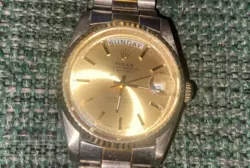 ROLEX OYSTER PERPETUAL DAY DATE 36MM 18K YELLOW GOLD CASE